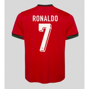 Billiga Portugal Cristiano Ronaldo #7 Hemmatröja EM 2024 Kortärmad